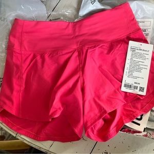 NWT lululemon Speed Up MR Short 4”